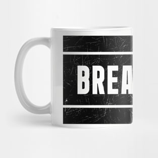 BREAKBEAT // Retro grunge // hiphop //Black Mug